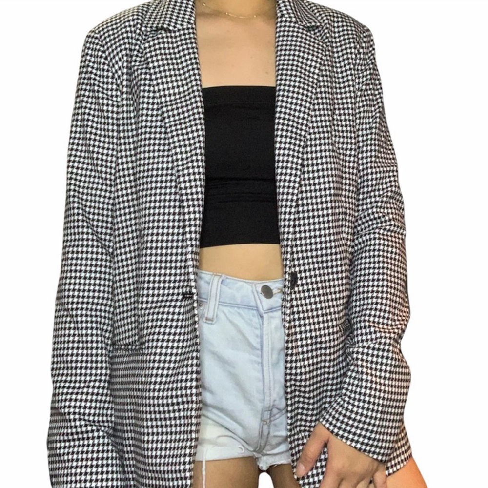 *SOLD ON DEPOP* Houndstooth Blazer